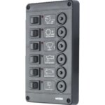 Schakelpaneel P6, automatische zekeringen, 12V