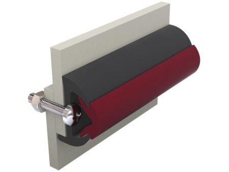 Vetus stootlijst POLY 3026 antraciet - 20 meter