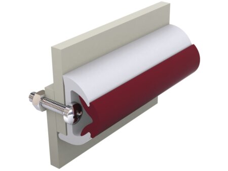 Vetus stootlijst POLY 3026 wit - 30 meter