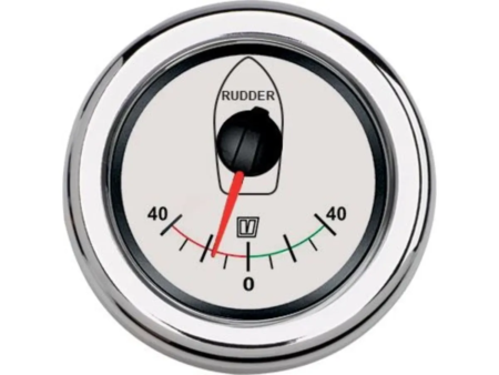 Roerstandaanwijzer Vetus 63 mm wit