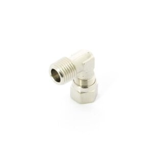 Fitting 90 graden voor Vetus stuurpomp, slang 8 mm