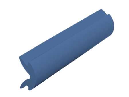 Afdekstrip kobalt blauw RAL5013 - 20 meter