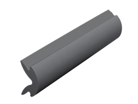 Afdekstrip antraciet - 30 meter