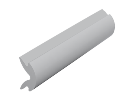 Afdekstrip licht grijs - 30 meter