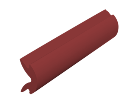 Afdekstrip rood RAL3004 - 20 meter