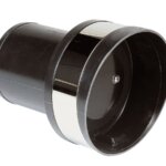 Vetus spiegeldoorvoer + klep, 152 mm