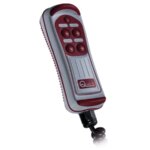 Handheld bediening met LED, 4 knops