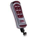 Handheld bediening met LED, 6 knops