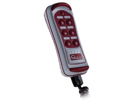Handheld bediening met LED, 6 knops