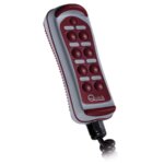 Handheld bediening met LED, 8 knops