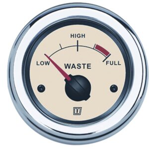 Vetus vuilwatermeter 12/24V creme - nieuwe lijn