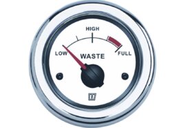 Vetus vuilwatermeter 12/24V wit - nieuwe lijn