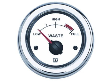 Vetus vuilwatermeter 12/24V wit - nieuwe lijn