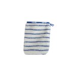 Microvezelwashandschoen white/blue