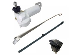 Complete ruitenwisserset model 'Charly' de Luxe, as 25 mm