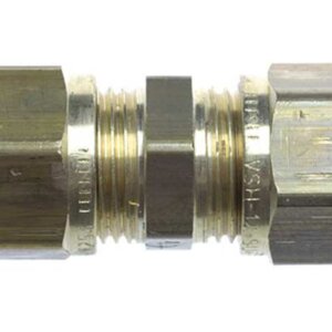 Messing koppeling recht 8 mm