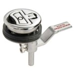 Vloerluik- en deursluiting met excentrisch nokkensysteem RVS met slot ⌀60