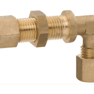 Schotdoorvoer haaks messing 8 mm