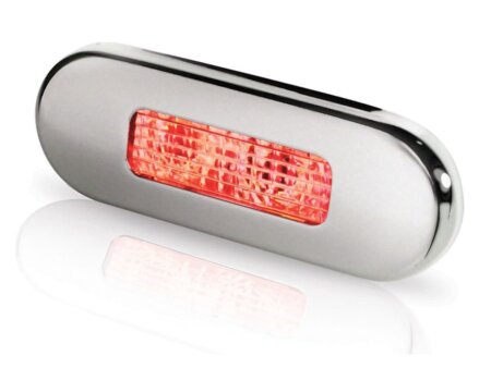Hella Oblong LED trapverlichting, rood