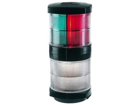 Navigatieverlichting Hella 3- kleuren navigatielicht + ankerlicht zwart