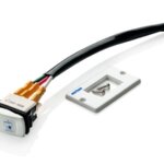 Tuimelschakelaar met bedrading voor de Vetus WCP/WCPS/SMTO2S