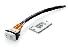 Tuimelschakelaar met bedrading voor de Vetus WCP/WCPS/SMTO2S