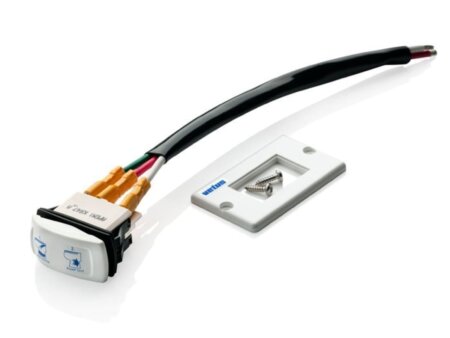 Tuimelschakelaar met bedrading voor de Vetus WCP/WCPS/SMTO2S