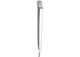 Vetus enkelvoudige ruitenwisserarm verstelbaar 395 - 481 mm RVS