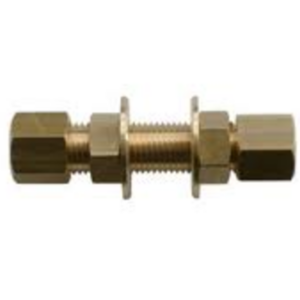 Schotdoorvoer messing 8 mm