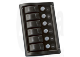 Schakelpaneel, 6 posities autofuse