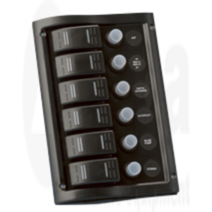 Schakelpaneel, 6 posities autofuse