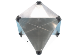 Achtvlakkige radar reflector, 340 x 340 x 470