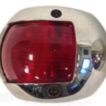 LED Positielantaarns Luxe RVS 316 Rood 112.5°
