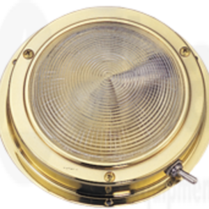 Messing LED-plafondlamp, opbouw, 12V/1,7W, LED 20x5Ø