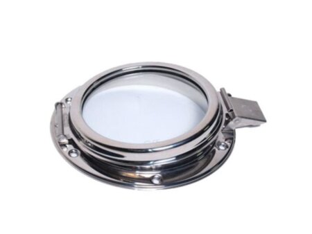 Patrijspoort RVS buitendiameter 215 mm met tegenring