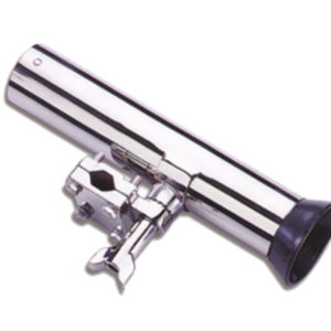 RVS hengelhouder voor railingmontage