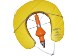 Reddingsboei hoefijzer + licht + houder