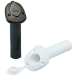 Hengelhouder met afdekkap wit