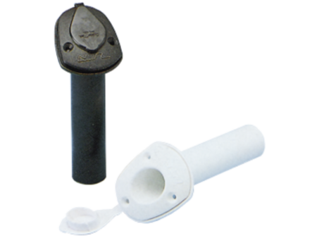 Hengelhouder met afdekkap wit