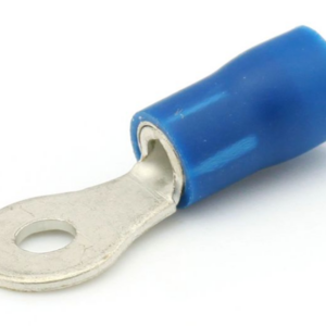 Draadklem ring 4 mm blauw 6 stuks