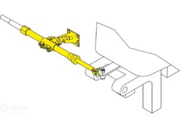 Teleflex spiegel montageset RVS