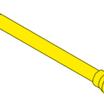 Losse aluminium buis voor klembrackets