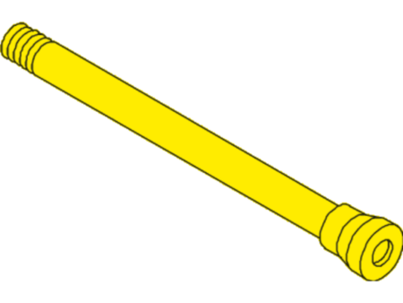 Losse aluminium buis voor klembrackets