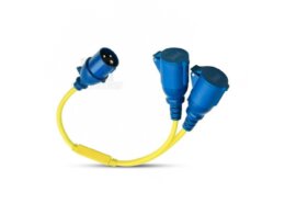 Splitter Cord 16A/250V CEE/2 x CEE