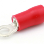 Draadklem ring 4 mm rood 6 stuks