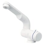 Koudwater kraan kunststof wit zonder schakelaar