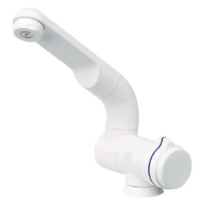 Koudwater kraan kunststof wit zonder schakelaar