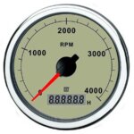 Vetus Toerenteller-urenteller creme 4000 toeren