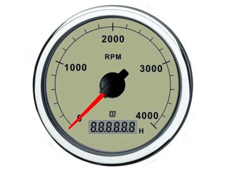 Vetus Toerenteller-urenteller creme 4000 toeren