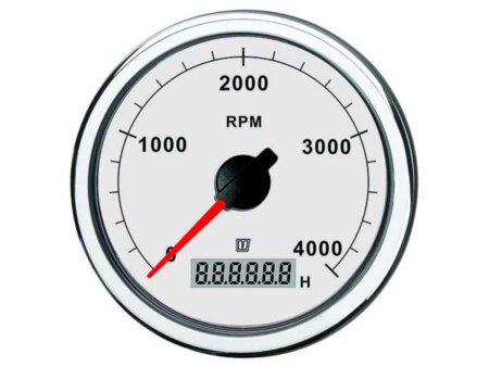 Vetus Toerenteller-urenteller, wit 4000 toeren
